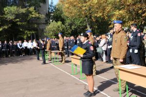 Кропивницькі нацгвардійці взяли участь у присязі кадетів ліцею «Сокіл»